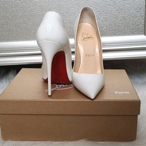 So Kate Christian Louboutin Embossed leather pump